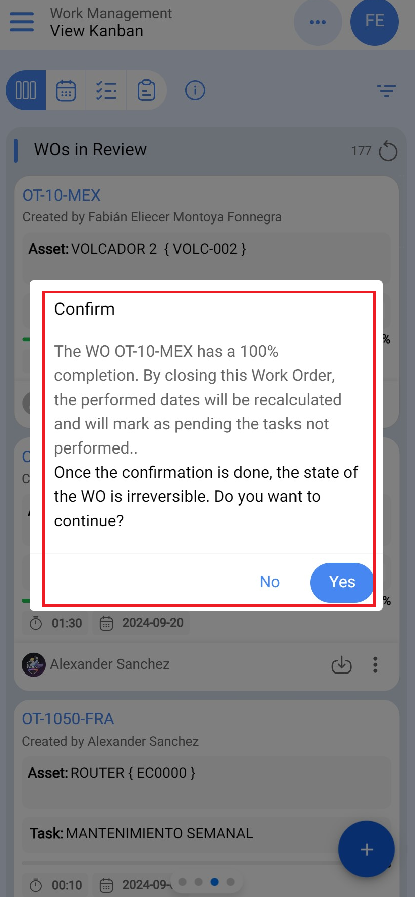 How to complete a WO from a mobile device? – Help Center | Fracttal